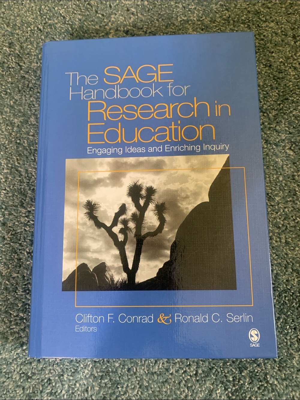 Sage Research in Education Hardcover like new